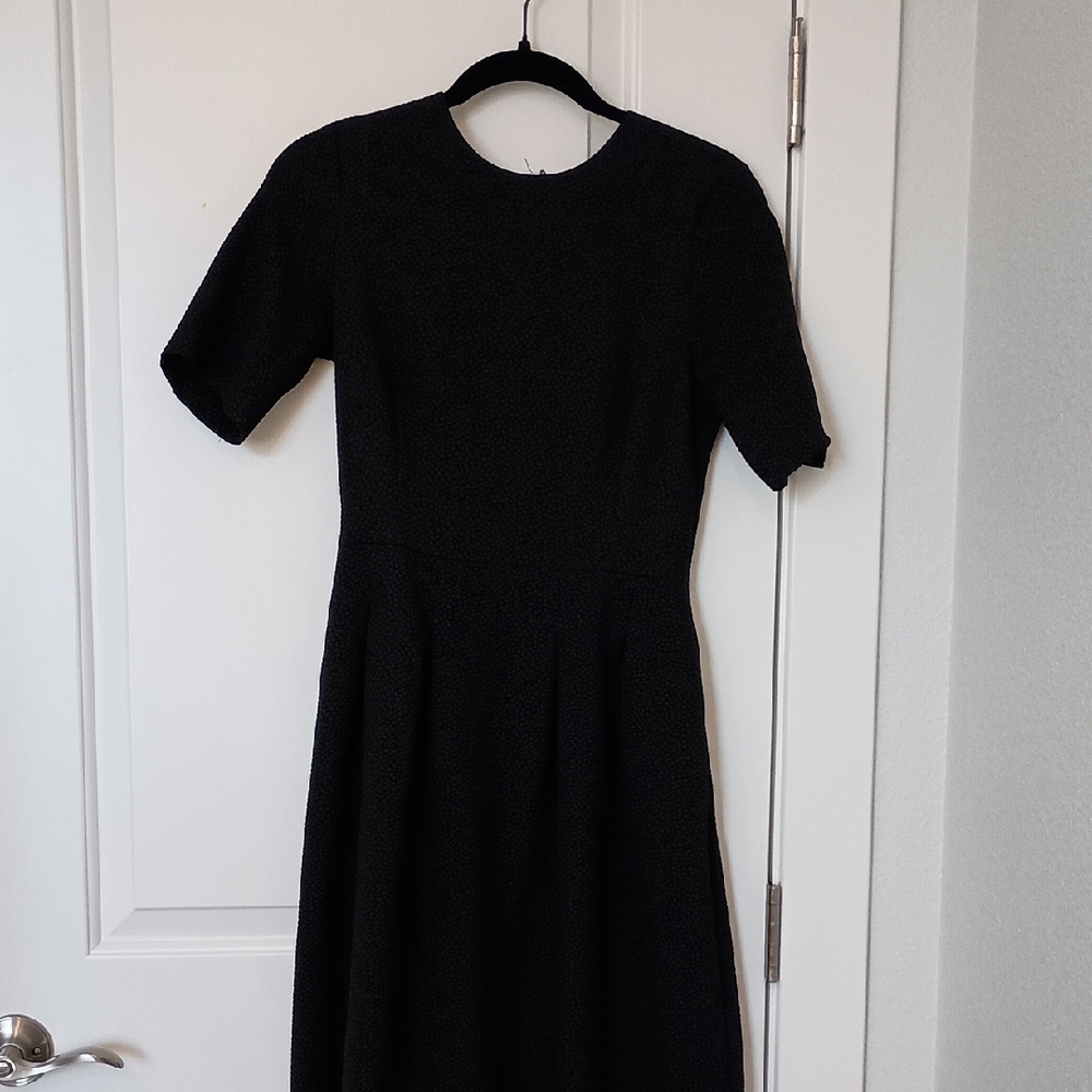 H&M Classic Black Midi Dress